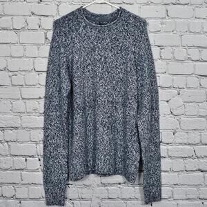 2/$30 NWOT Commerce Navy Blue Crew Neck Pullover Sweater Long Sleeve Size M